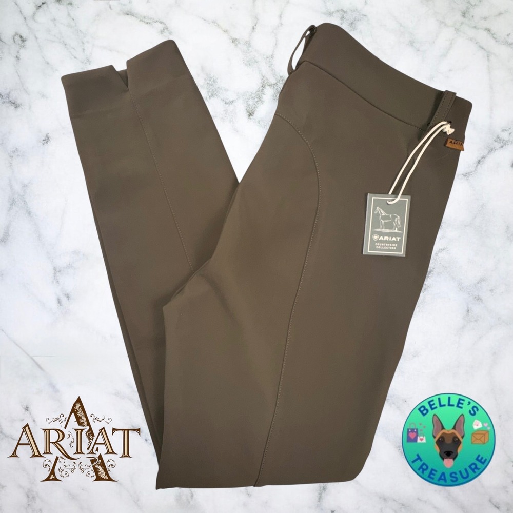 Ariat‎ Marlow Pants Women's 29R Riding Breeches Equestrian Earth Green 30x28